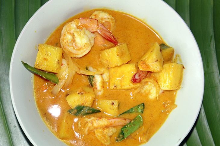 YELLOW CURRY SHRIMPS